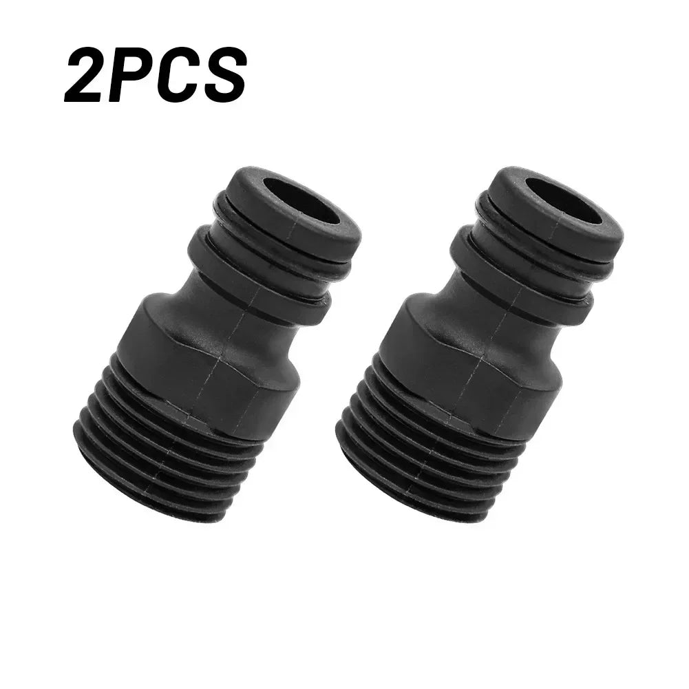 2/20PCS 1/2" BSP Threaded Tap Adapter, Quick Connectors for Garden Hose, Irrigation Pipe Fittings for Home Gardening